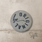 Preview: Label  " be Original " -  Kreis ca. 5 cm - Kunstleder ++ Farbauswahl ++